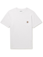 Carhartt WIP - Logo-Appliquéd Cotton-Jersey T-Shirt - White