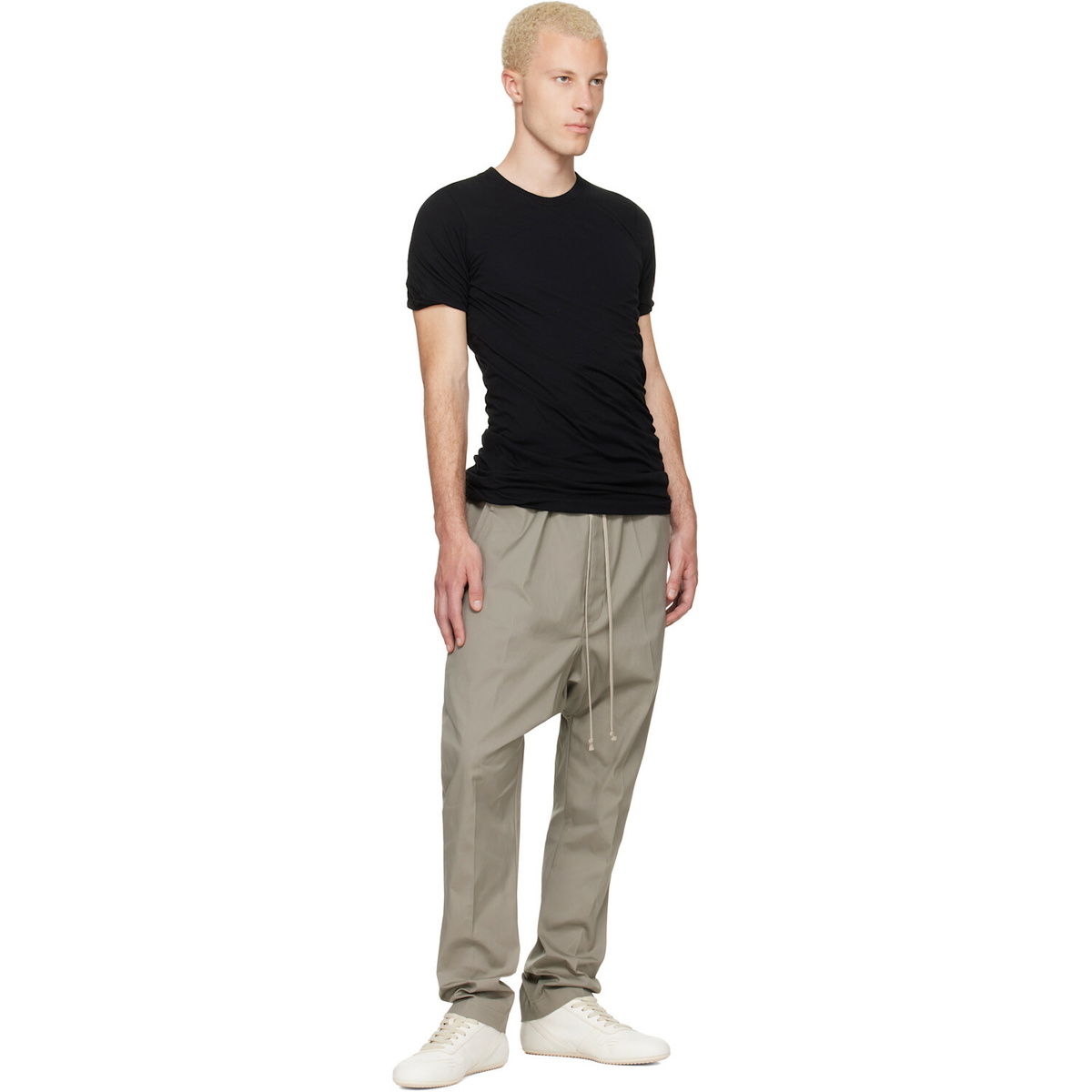 Rick Owens Black Tower Double S/S T-shirt