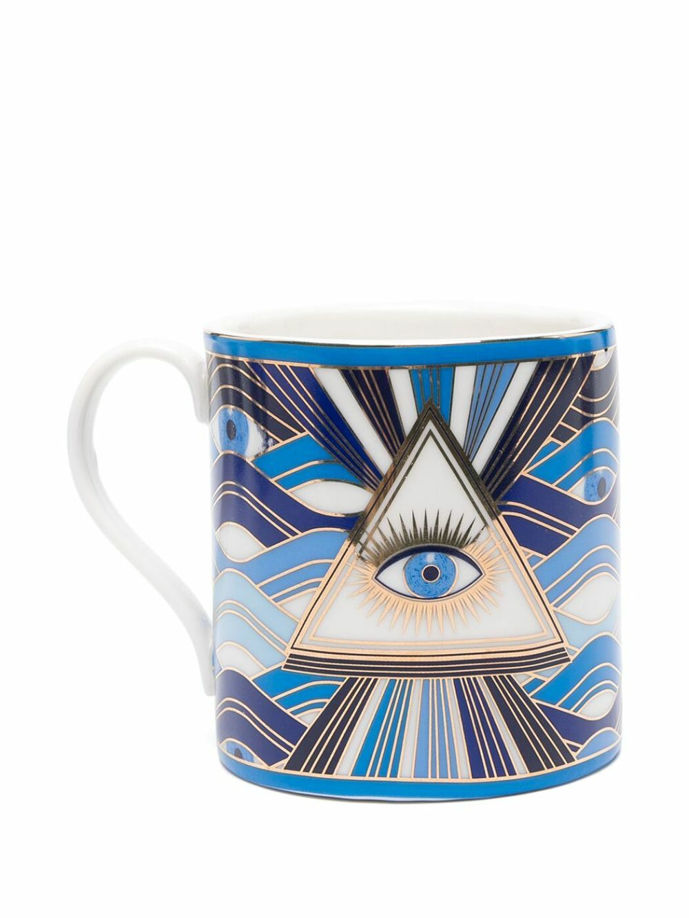 Jonathan Adler Blue Druggist Porcelain Mug Set