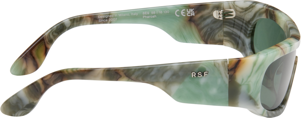 サングラス RETROSUPERFUTURE 'Pharoah' sunglasses Retrosuperfuture Glasses Pharoah Cola EHQ - eye-oo.com