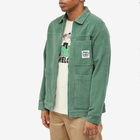 Butter Goods Men's High Wale Cord Zip Overshirt in Pine