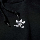 Adidas Men's 3 Stripe Hoody in Black