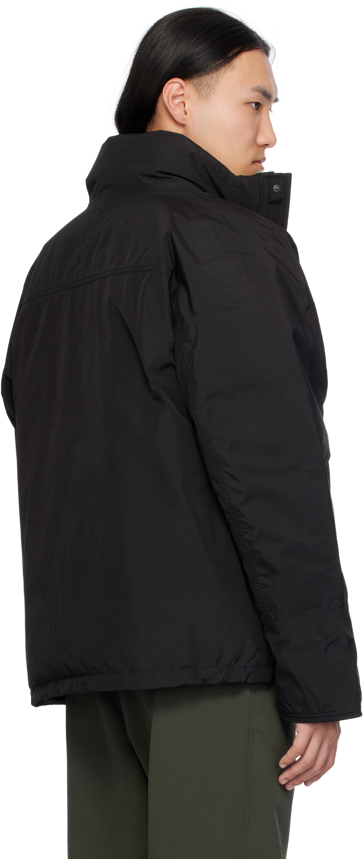 nanamica Black GORE-TEX Short Down Jacket Nanamica