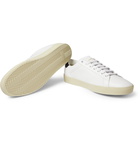 SAINT LAURENT - SL/06 Court Classic Logo-Embroidered Leather Sneakers - White