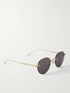 Cartier Eyewear - Frameless Gold-Tone Sunglasses