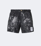 Satisfy Printed technical shorts