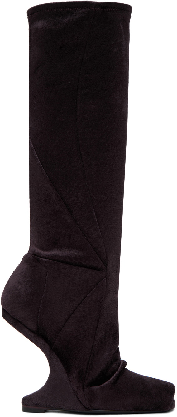 Rick Owens Lilies Purple Cantilever 11 Boots