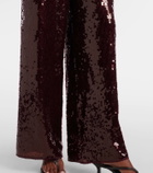 Oséree Marylin sequined wide-leg pants