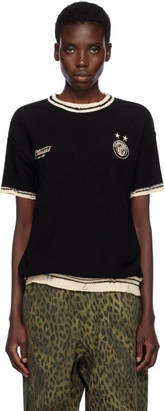 Photo: Andersson Bell Black Football Short Sleeve T-shirt