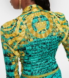 Versace Draped jersey bodysuit