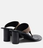 A.Emery Hardie suede thong sandals