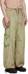 Charlie Constantinou Green Multi Pocket Trousers