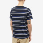 Fred Perry Authentic Men's Fine Stripe T-Shirt in Navy