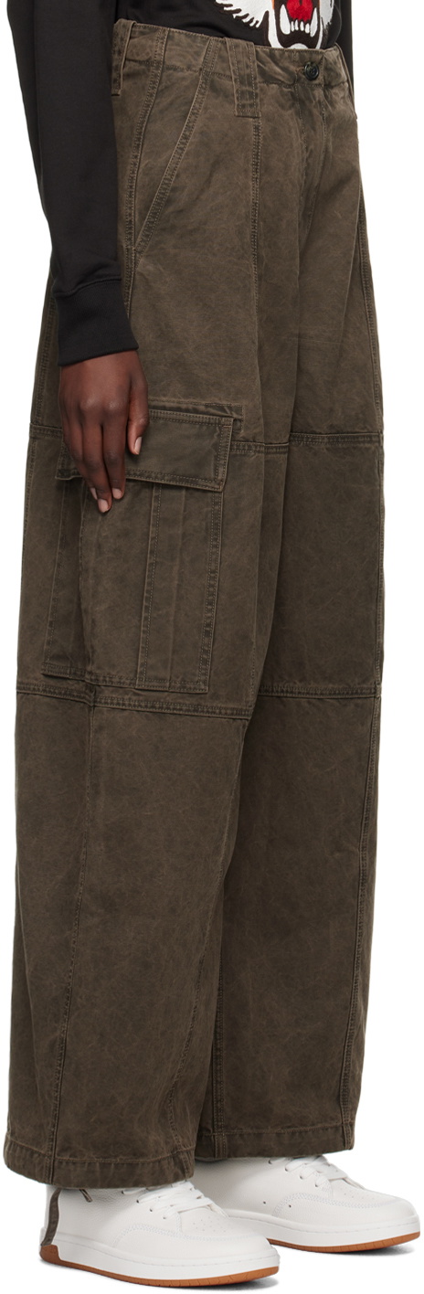 Kenzo Gray Kenzo Paris Cargo Pants