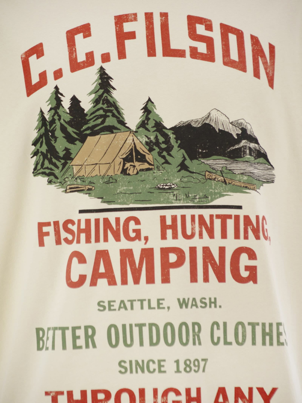 Filson Frontier - T-shirt With Customised Graphics