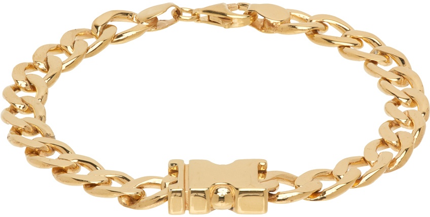 Photo: Alan Crocetti Gold Maxi Unity Curb Chain Bracelet