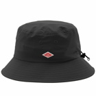 Danton Men's Drawcord Bucket Hat in Black