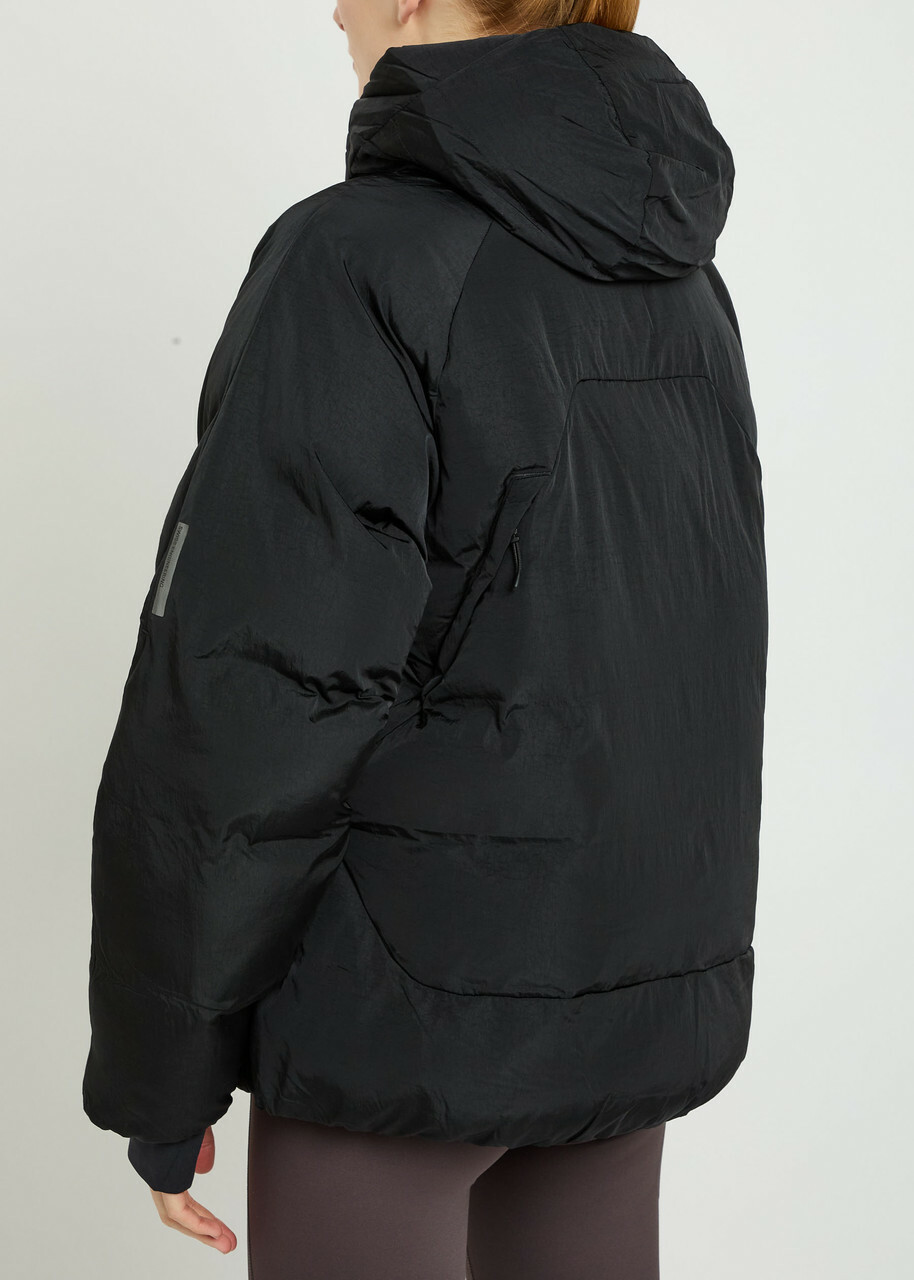 ON All-day Padded Hooded Nylon Jacket Black