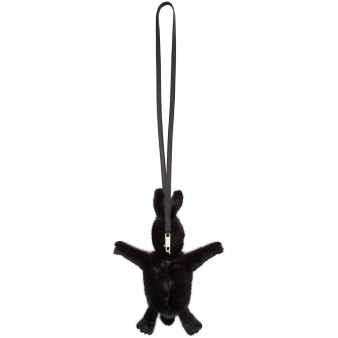Rick Owens Black Fur Fat Bunny Bag Rick Owens