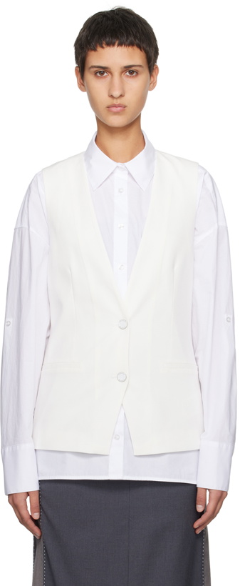 Photo: REMAIN Birger Christensen White Plunging Vest