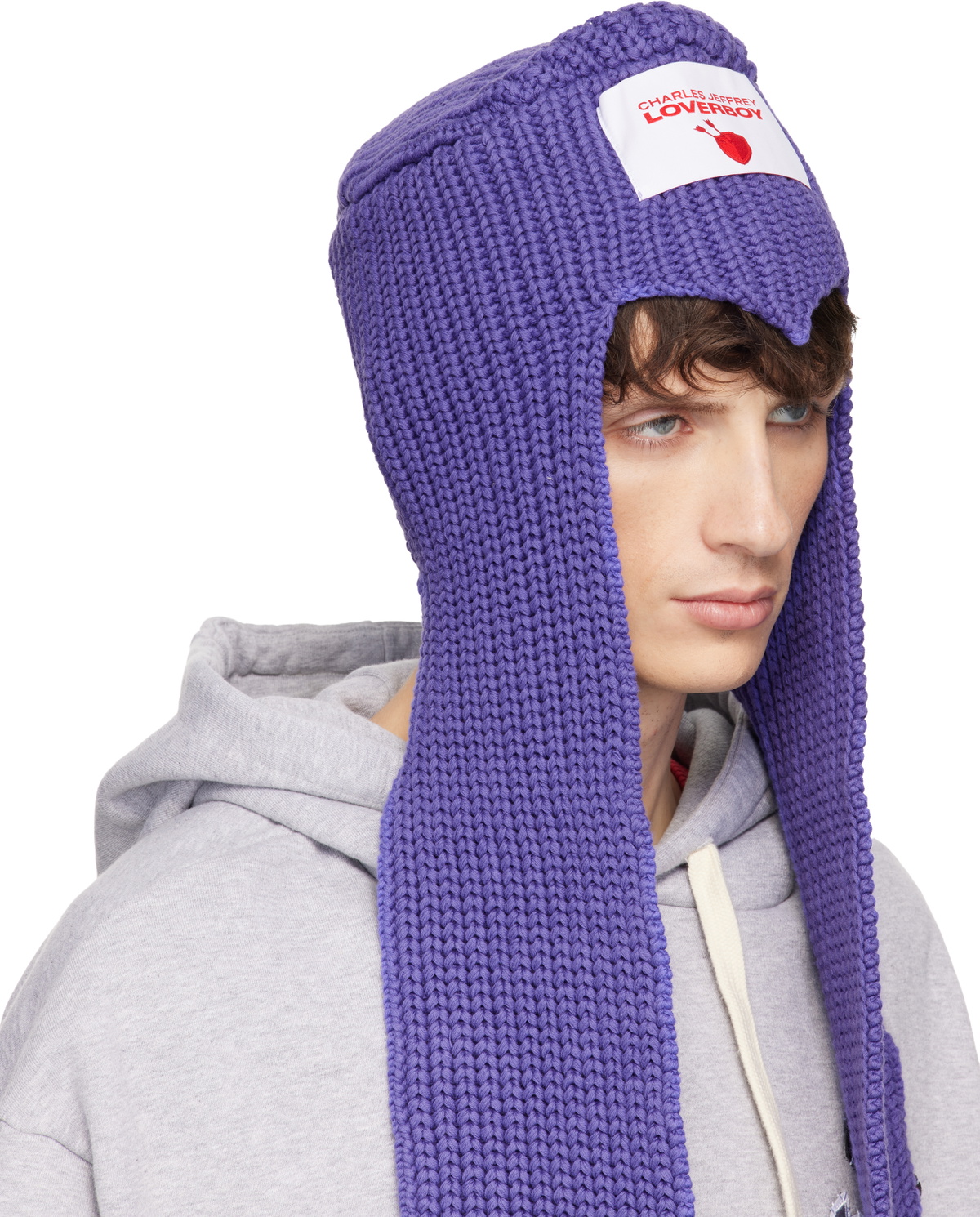 Charles Jeffrey LOVERBOY Purple Clash of Clans Edition Witch Scarf Beanie