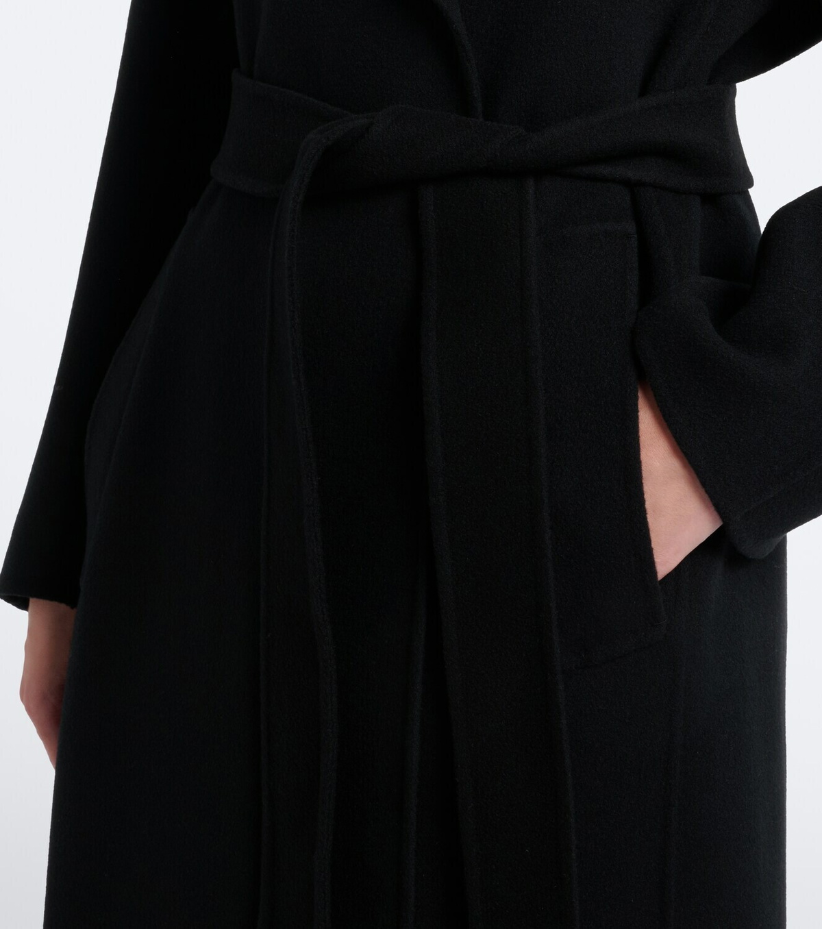 'S Max Mara Virgin wool wrap coat