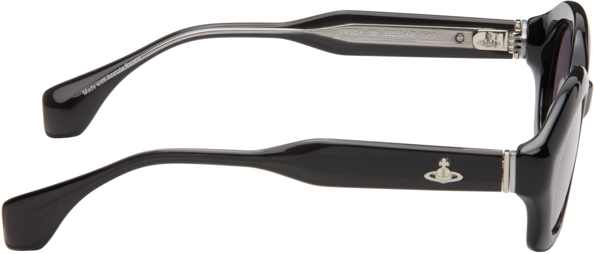 Vivienne Westwood Black Zephyr Sunglasses