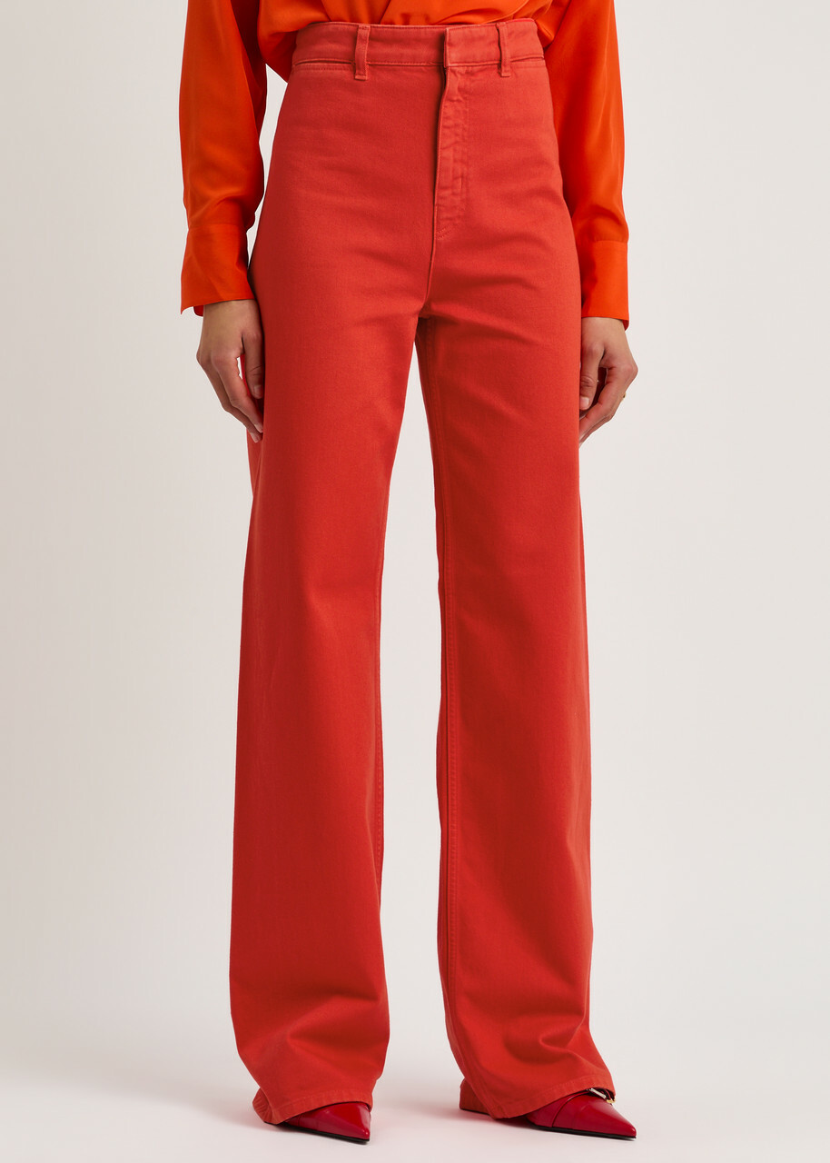 Petar Petrov Dream Lover Straight-leg Jeans Red
