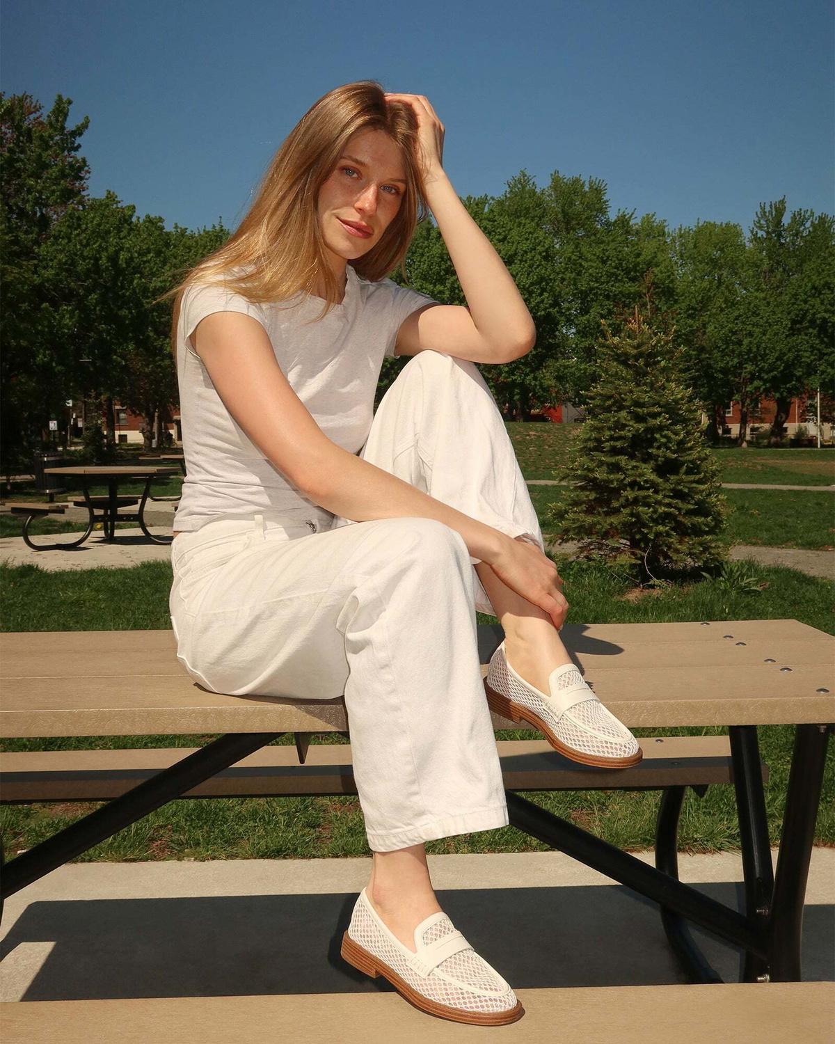 Steve Madden Madison-M Flats in White