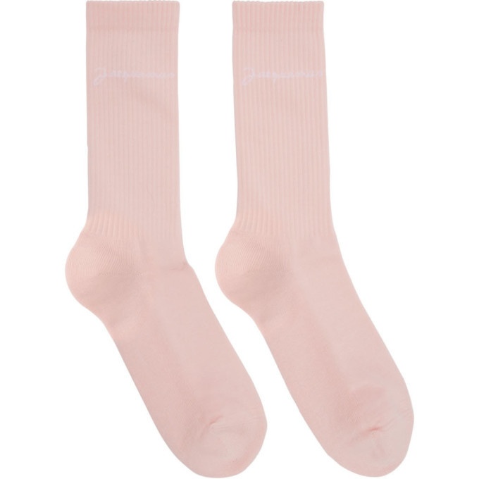 Photo: Jacquemus Pink Les Chaussettes Meunier Socks