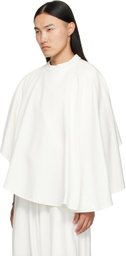 Hed Mayner Off-White Cape Sweatshirt