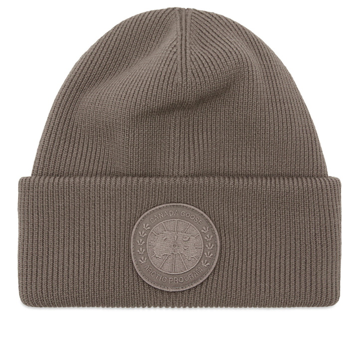 Photo: Canada Goose Men's Arctic Toque Beanie in Taupe Grey 