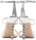 Sophia Webster Silver Rosalind Heeled Sandals