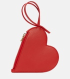 Jil Sander - Heart-shaped leather coin purse