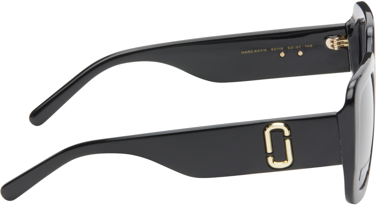 Marc Jacobs Black Square Acetate Sunglasses