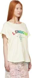 Rose Murdoch SSENSE Exclusive Off-White Reversible T-Shirt