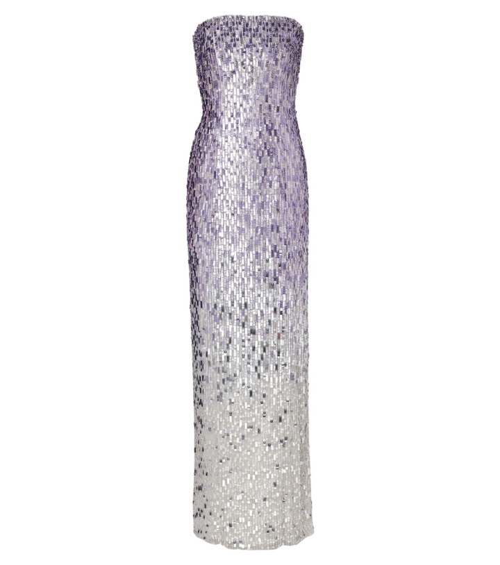 Photo: Jenny Packham Lucille sequined strapless gown