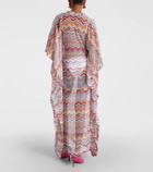 Missoni Mare Zig Zag lamé beach cover-up