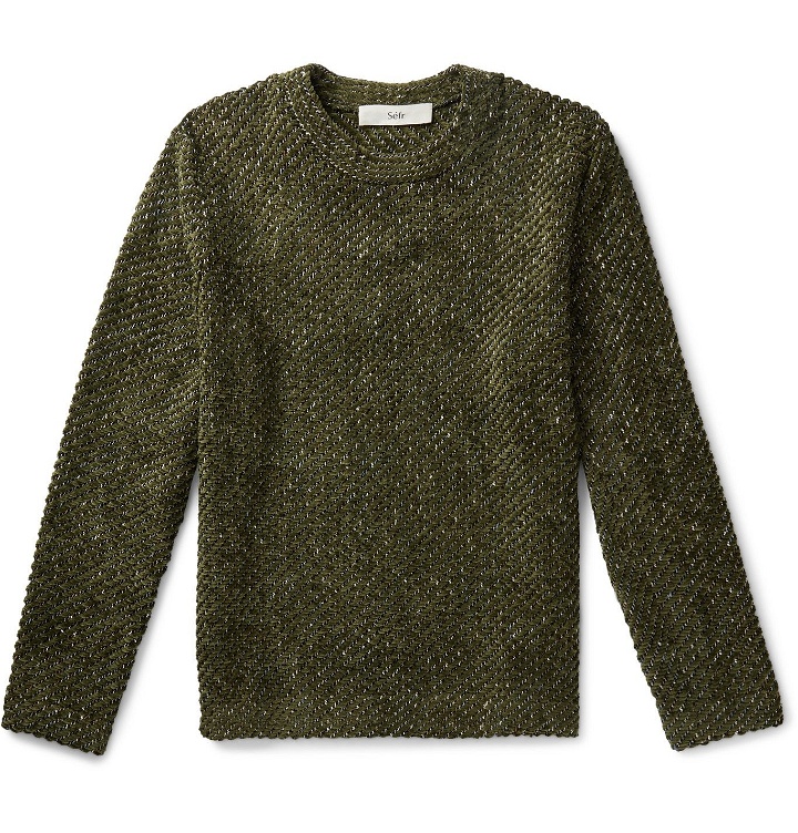 Photo: Séfr - Leth Metallic Chenille Sweater - Multi
