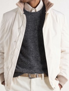 Brunello Cucinelli - Mélange Brushed Cashmere Sweater - Gray