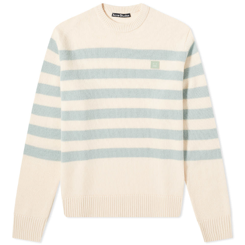 Acne Studios Nimah Stripe Face Crew Knit Acne Studios