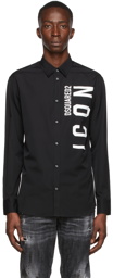 Dsquared2 Black 'Icon' Relax Dan Shirt