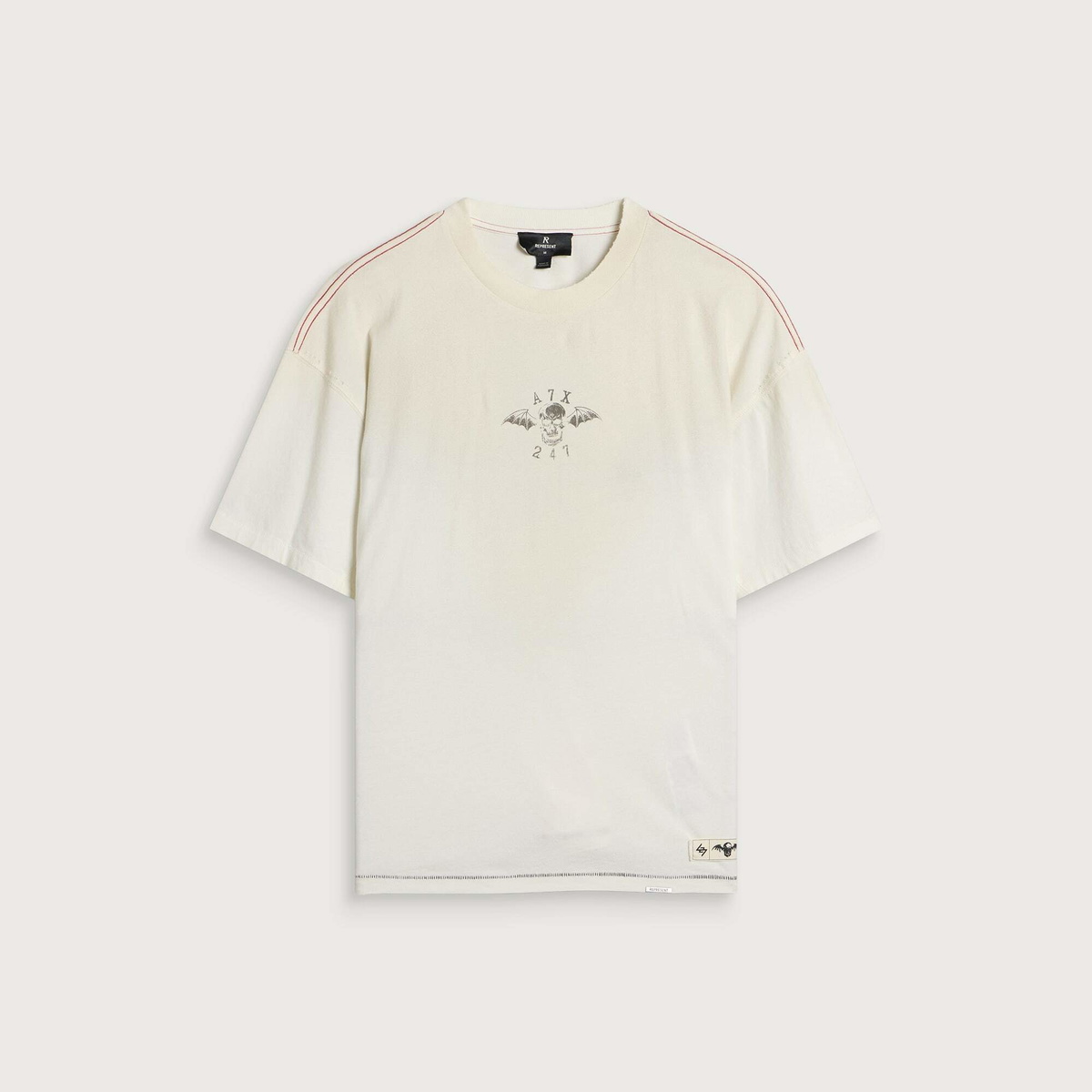 Represent 247 Men's Represent X Avenged Sevenfold Death Bat T-Shirt in White