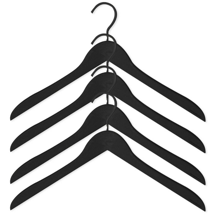Photo: HAY Coat Hanger - Set of 4 in Black