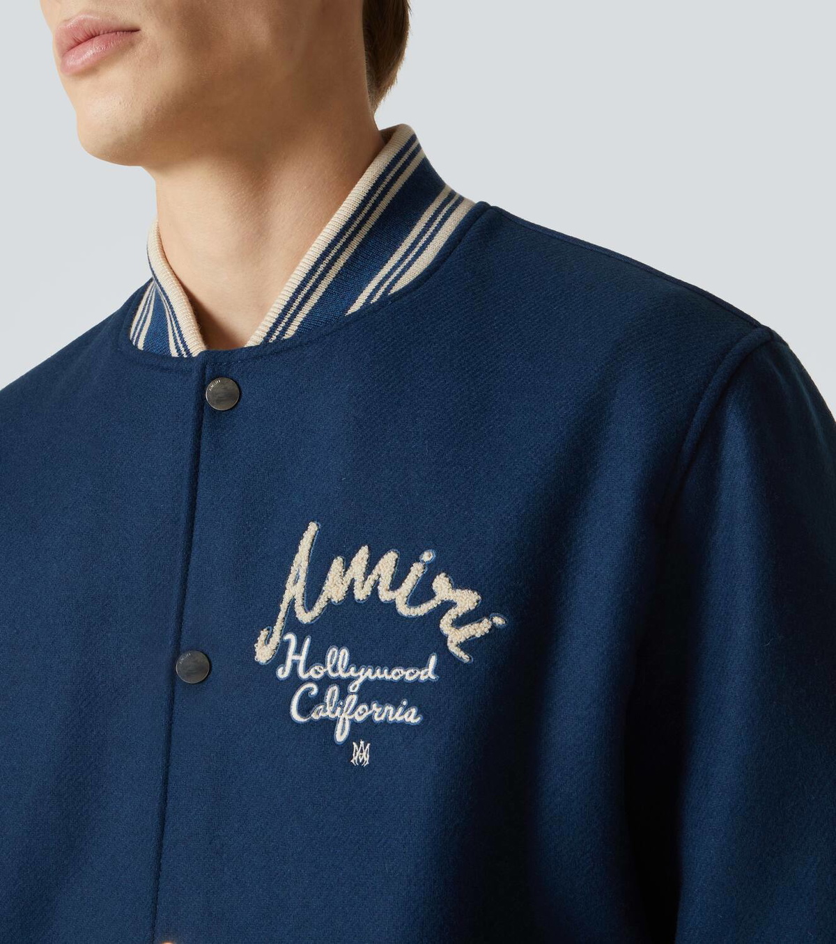 Amiri Hollywood wool-blend varsity jacket