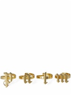 PALM ANGELS - Gothic "palm" Ring Set