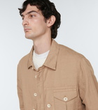 Brunello Cucinelli Linen and cotton shirt jacket