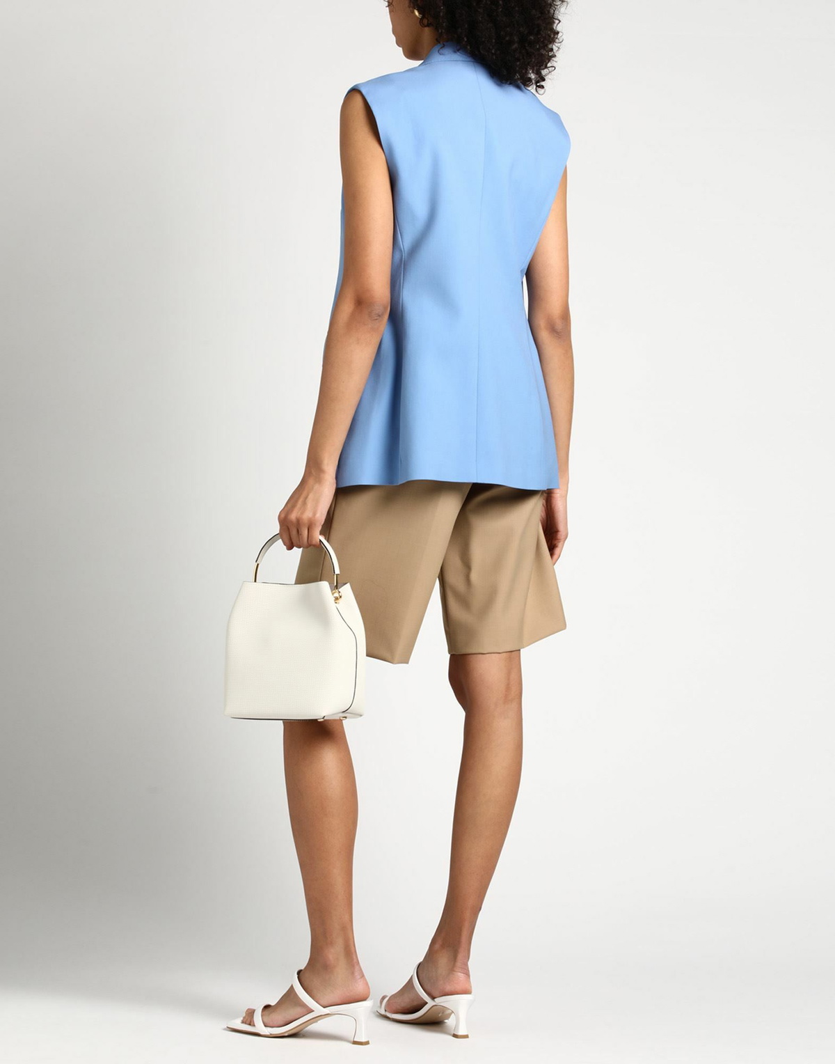 Burberry Womens Blazer in Light blue