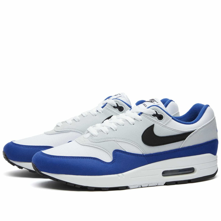 Photo: Nike Men's Air Max 1 Sneakers in White/Black