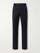 TOM FORD - Wool-Blend Grain de Poudre Straight-Leg Trousers - Black